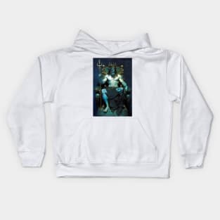 Poseidon, God of the Ocean Kids Hoodie